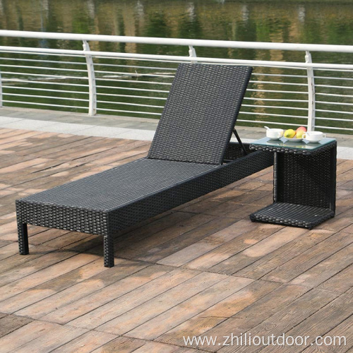 Outdoor Rattan Furniture Pool Chairs Sun Lounger Swimming